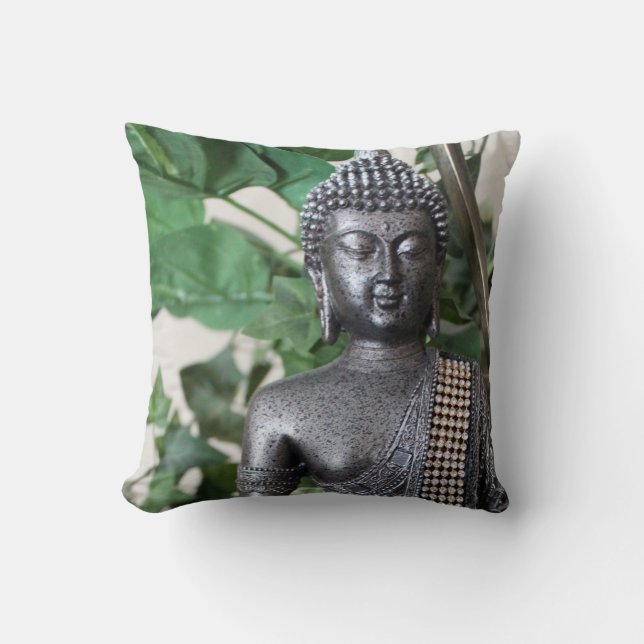 Thai Buddha Large Pillow-20x20 in. Cushion (Front)