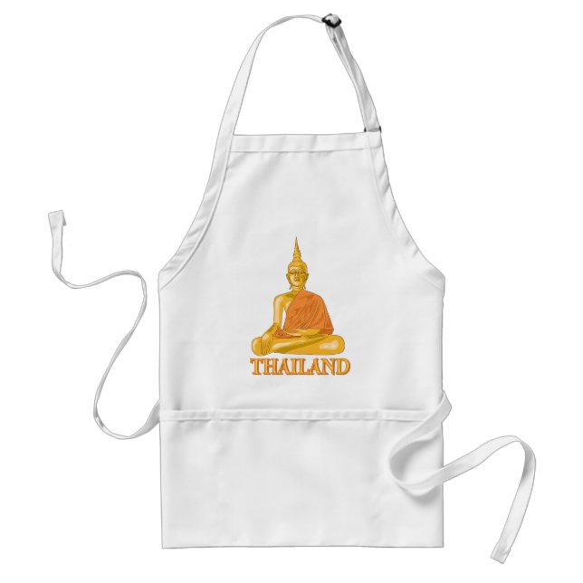 Thai Buddha Standard Apron (Front)