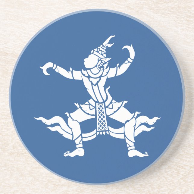 Thai Dancer ⚠ Thailand Sign ⚠ Coaster (Front)
