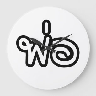 Thai Father - พ่อ / Phaw - Thai Language Scr Large Clock