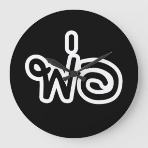 Thai Father - พ่อ / Phaw - Thai Language Script Large Clock