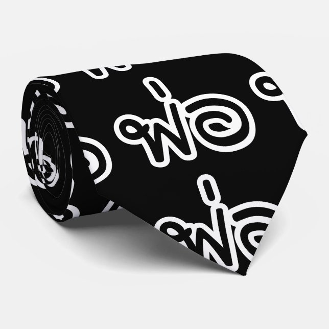 Thai Father - พ่อ / Phaw - Thai Language Script Tie (Rolled)
