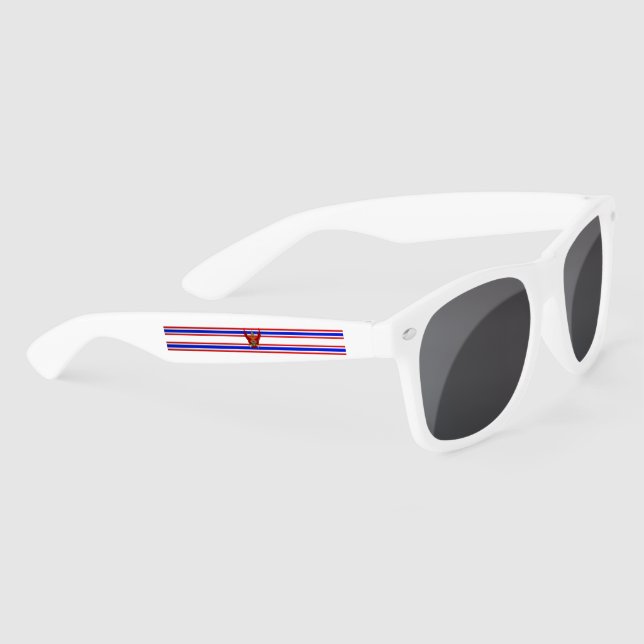 Thai flag and Emblem Sunglasses (Right)