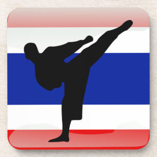 Thai flag coaster