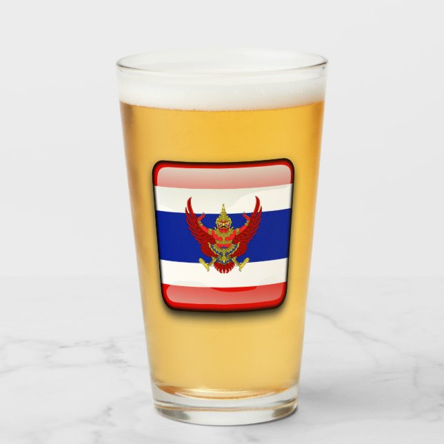 Thai flag-emblem  glass (Front Filled)