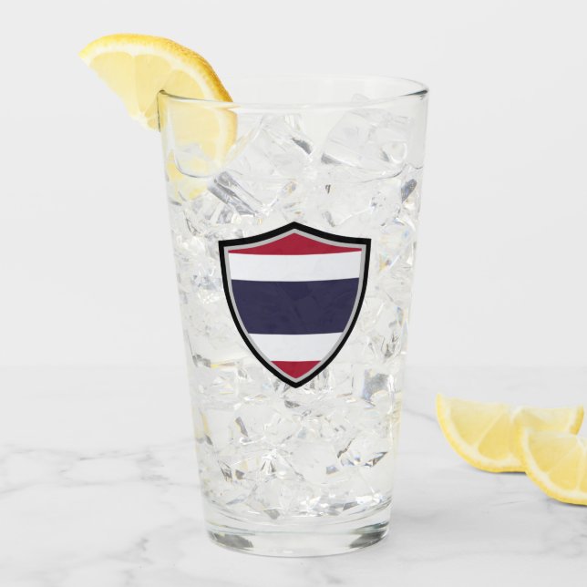 Thai flag glass (Front Ice)