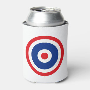 Thai Flag Roundel Target Can Cooler