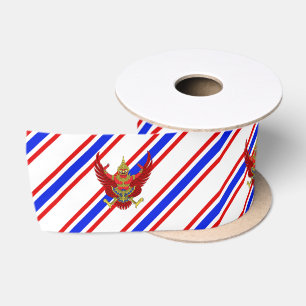 Thai flag satin ribbon