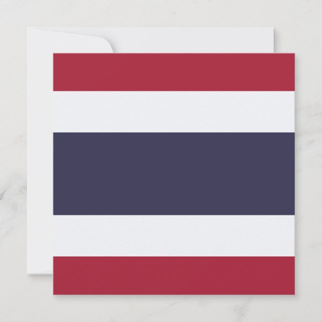 Thai Flag (Thailand) Card (Front)