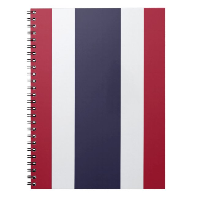 Thai Flag (Thailand) Notebook (Front)