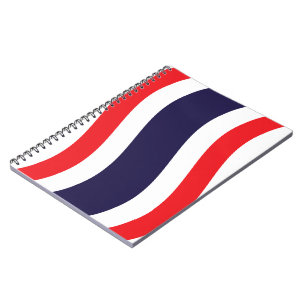 Thai Flag Wave Notebook
