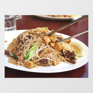 Thai Food Noodle Fried Noodles Meal Restaurant