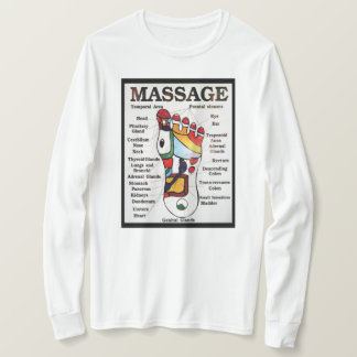Thai Foot Massage ~ Reflexology map T-Shirt