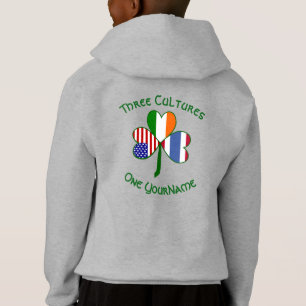 Thai Irish American Shamrock Flag Personalised