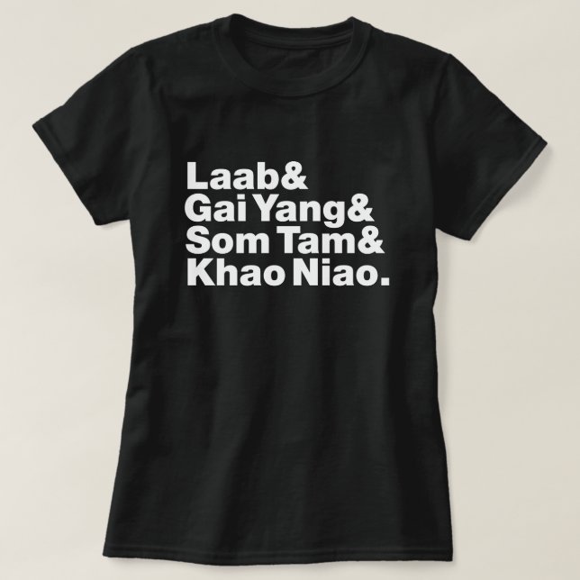 Thai Isaan Street Food T-Shirt (Design Front)