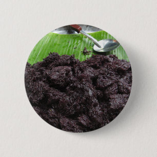 Thai Lao Black Sticky Rice [Khao Niao Dam] 6 Cm Round Badge