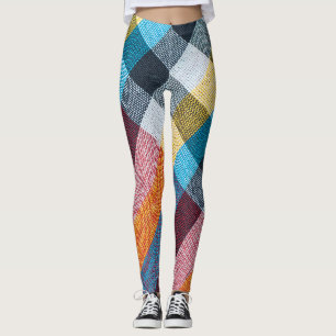 Thai Loincloth: Closeup Fabric Texture. Leggings