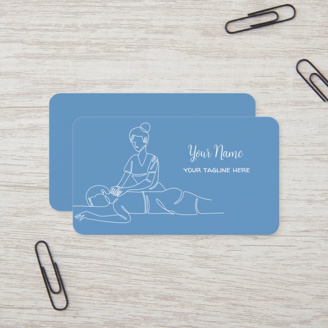 Thai Massage Business Card (Front/Back In Situ)