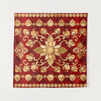 Thai Ornament - Gold and Red
