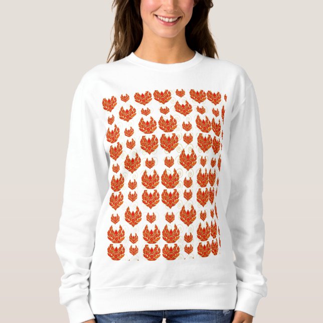 Thai Pattern Style. Sweatshirt (Front)