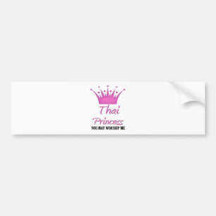 Thai Princess Bumper Sticker