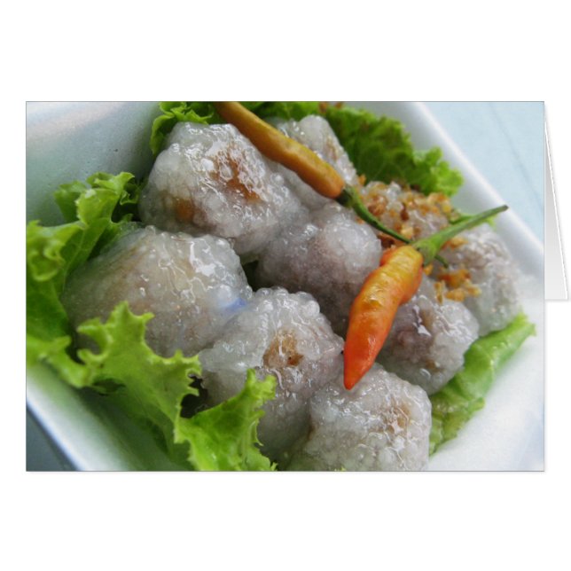 Thai Sago with Chilli ... Thailand Street Food (Front Horizontal)