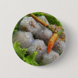 Thai Sago with Chilli ... Thailand Street Food 6 Cm Round Badge
