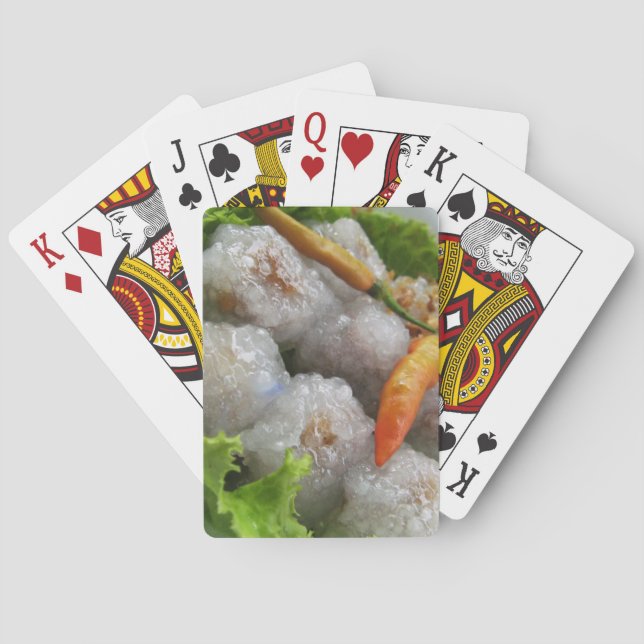 Thai Sago with Chilli ... Thailand Street Food Playing Cards (Back)
