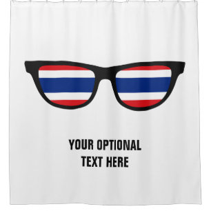 Thai Shades custom shower curtain
