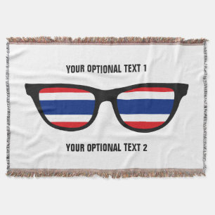 Thai Shades custom throw blanket