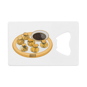 Thai shrimp purse cartoon illustration