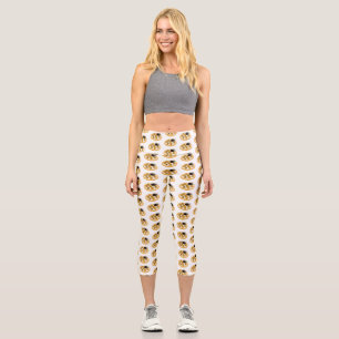 Thai shrimp purse cartoon illustration  capri leggings