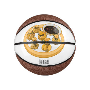 Thai shrimp purse cartoon illustration  mini basketball