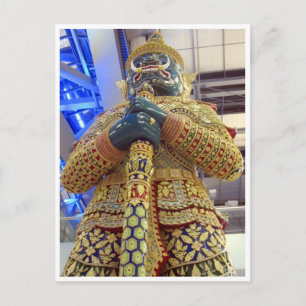 thai statue postcard