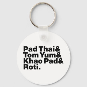 Thai Street Food Key Ring