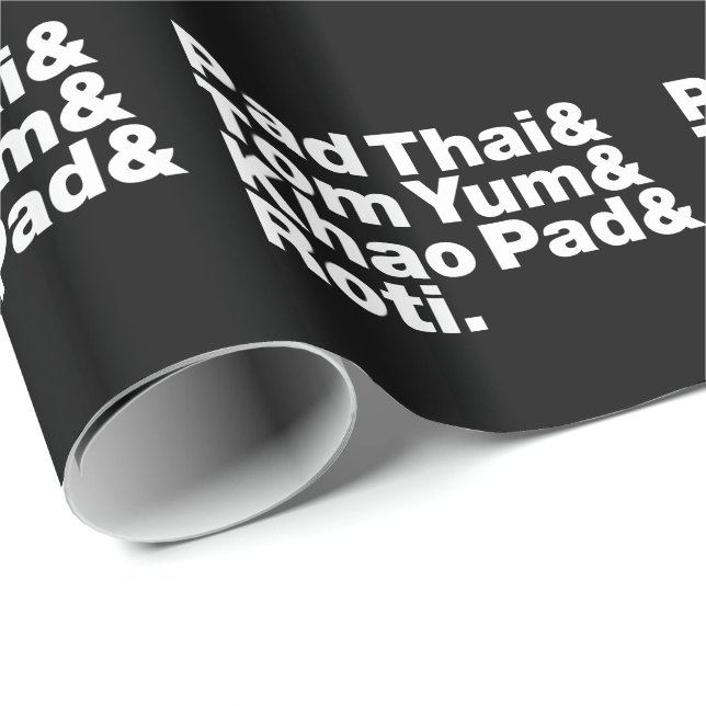Thai Street Food Wrapping Paper (Roll Corner)