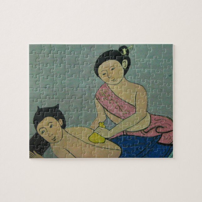 Thai Traditional Massage Jigsaw Puzzle (Horizontal)