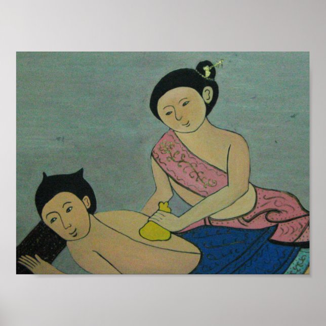 Thai Traditional Massage Poster (Front)