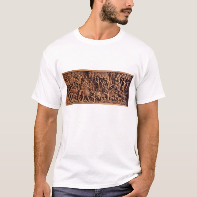 Thai Wood Carving T-Shirt (Front)