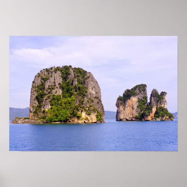 Thailand, Andaman Sea. Ao Phang Nga Islands in 2 Poster (Front)