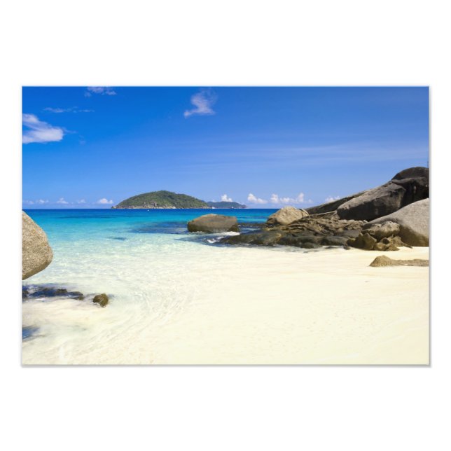 Thailand, Andaman Sea. Ko Miang Island Similan Photo Print (Front)