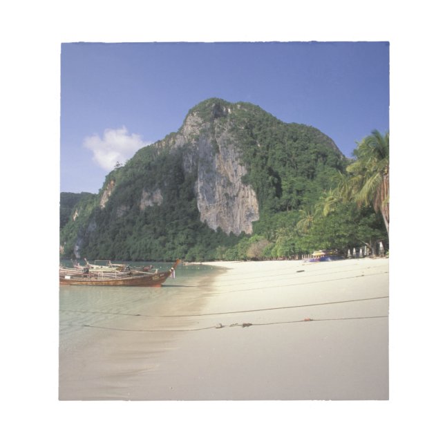 Thailand, Andaman Sea, Ko Phi Phi Island, Beach Notepad (Front)