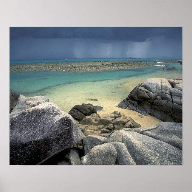 Thailand, Andaman Sea, Ko Phi Phi Island, Scenic Poster (Front)