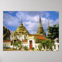 Thailand, Bangkoj Wat Phra Chetuphon
