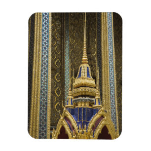 Thailand, Bangkok. Details of ornately decorated Magnet