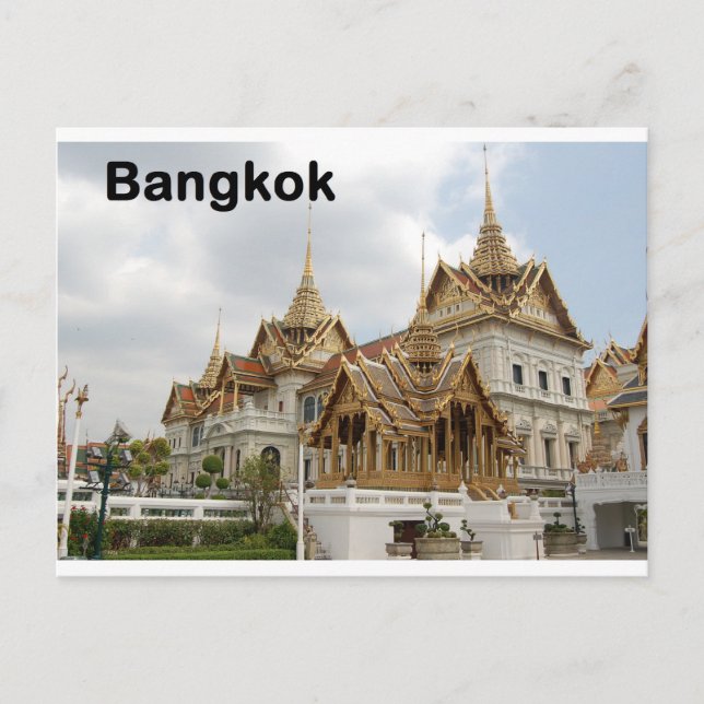Thailand Bangkok grand palace (new) (St.K) Postcard (Front)