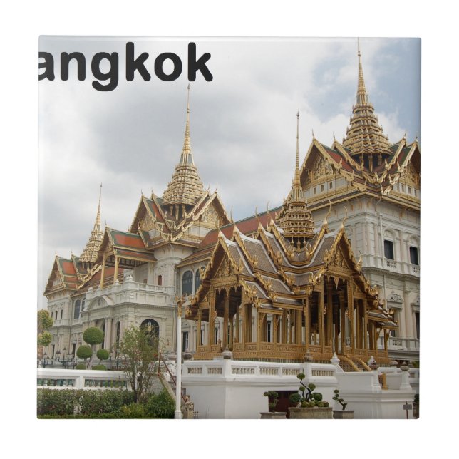 Thailand Bangkok grand palace (new) (St.K) Tile (Front)