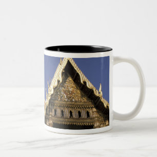 Thailand, Bangkok. Morning sun reflects off the Two-Tone Coffee Mug