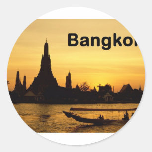 Thailand Bangkok (St.K) Classic Round Sticker