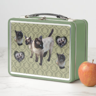 Thailand-born Siamese cat Metal Lunch Box